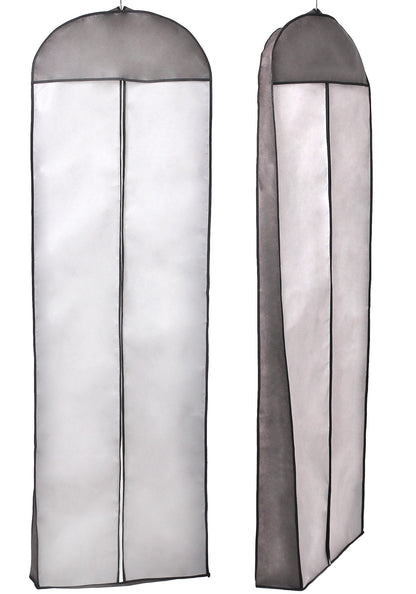 HIMRY 3pcs 70 Inch Breathable Garment Cover for Wedding Gown Dress, Clothes Bag For Wedding Dress, Evening Dress, Dress, Suit, Coat