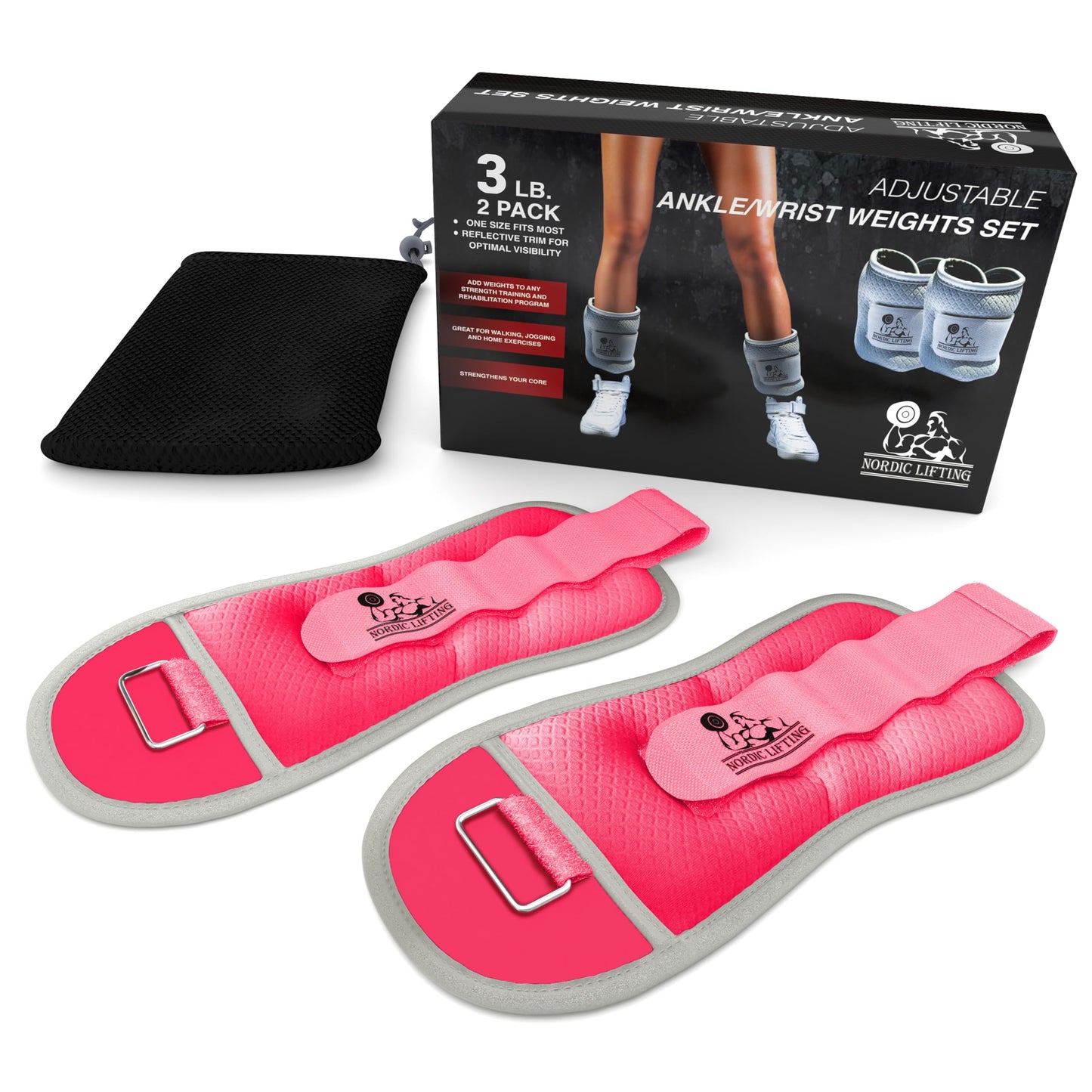 Ankle/Wrist Weights (1 Pair) for Women, Men and Kids