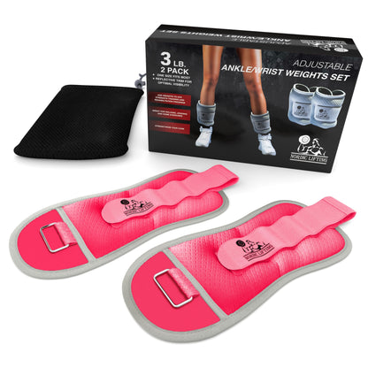 Ankle/Wrist Weights (1 Pair) for Women, Men and Kids