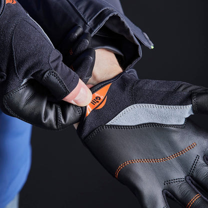 Gill Championship Sailing Gloves - Short Finger with  Length Fingers - Dura-Grip Fabric, 50+ UV Sun Protection & Water Repellent