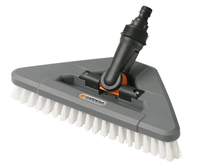 Gardena Joint Ccrubber: Water-Bearing Cleaning Brush with Joint for the Clean System for Effective Cleaning of Corners and Angles (5562-20)