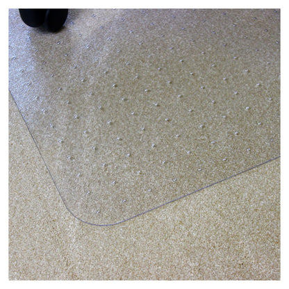 Marvelux 75 x 120cm Durable Eco Friendly Office Chair Mat for Low and Standard Pile Carpets, Rectangular Clear Enhanced Polymer Carpet Protector, Made