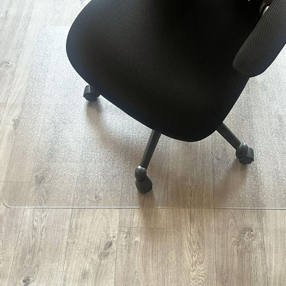 Marvelux Enhanced Polymer Clear Office Chair Mat for Hard Floors 90 x 120cm