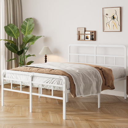 Yicensen King Size Bed Frame with Headboard and Footboard