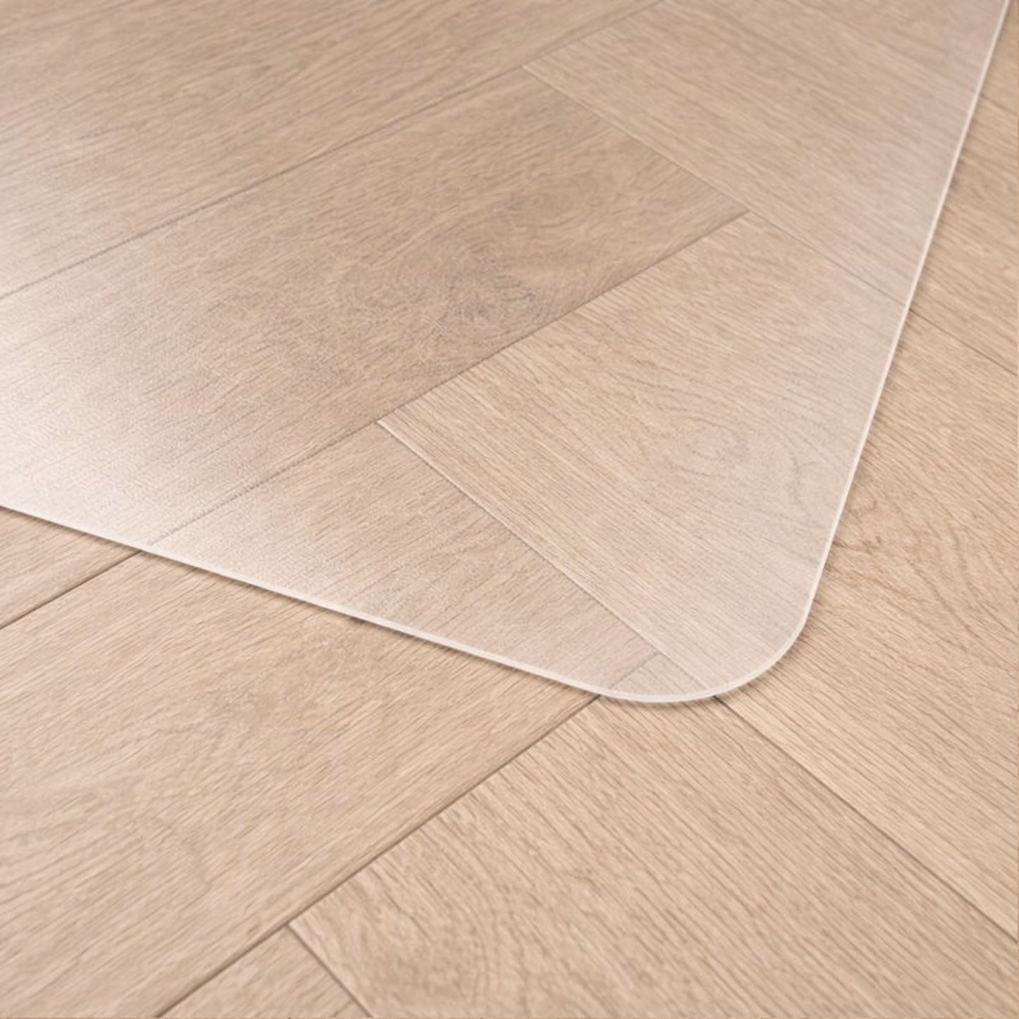 Marvelux Non-Slip Clear PVC Office Chair Mat for Hard Floors, 75 x 120cm