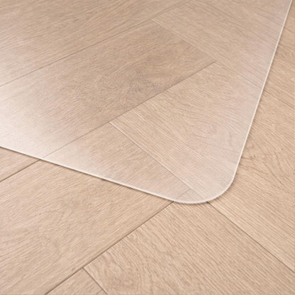 Marvelux Non-Slip Clear PVC Office Chair Mat for Hard Floors, 75 x 120cm