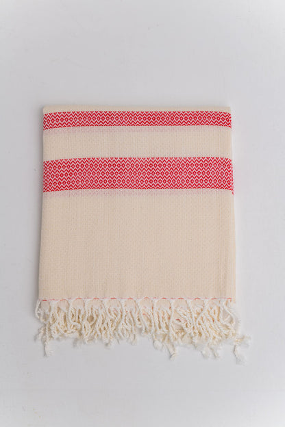 Questo Casa 100% Cotton Peshtemal, Turkish Towel, Fouta Pestemal Hammam Towel, Beach and Bath Towel, Lightweight, Soft and Absorbent, 90x180 Cm