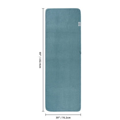 POLYTE 380 GSM Microfibre Quick Dry Waffle Bath Towel, 76.2x152.4 cm