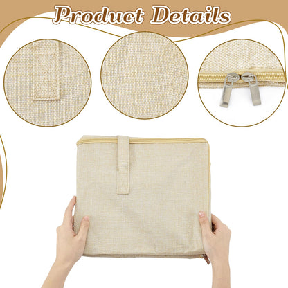 TWINKLEMON 4 Pcs Large Clothes Storage Bags with Zipper and Handles