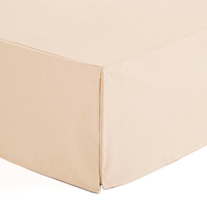 Box Spring Bed Cover 200 x 190/200 cm, Bed Base, 200 cm, Natural Colour