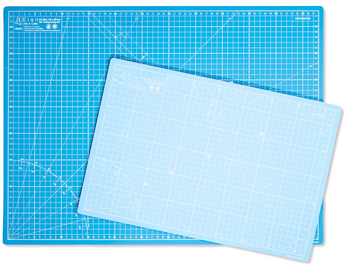 Elan A1 Cutting Mat Blue, 5-Ply Hobby Board for Crafts 90X60 CM, Large Self Healing Cutting Mat A1, Large Craft Board for Sewing & Quilting