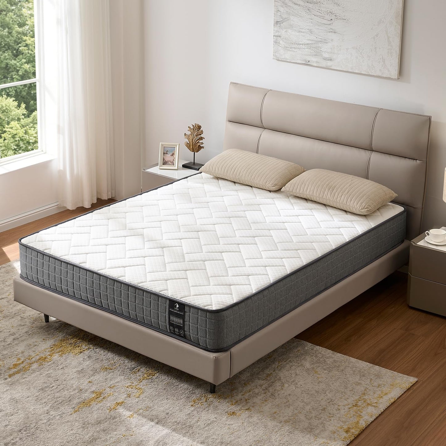 Z-hom Double Mattress, 20cm Deep Value Hybrid Mattress, Medium | Soft Feel | Quality Comfort at Budget Prices Sleep Types