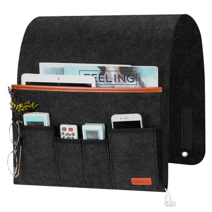 SIMBOOM Sofa Armrest Hanging Storage Bag - Dark Grey