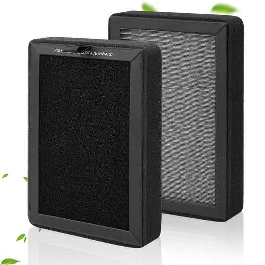2 Pack LV-H128 Replacement Filter for Levoit Air Purifier, Compatible with LV-H128 / LV-H13EU Air Purifier, 3-Stage H13 True HEPA Filtration System,