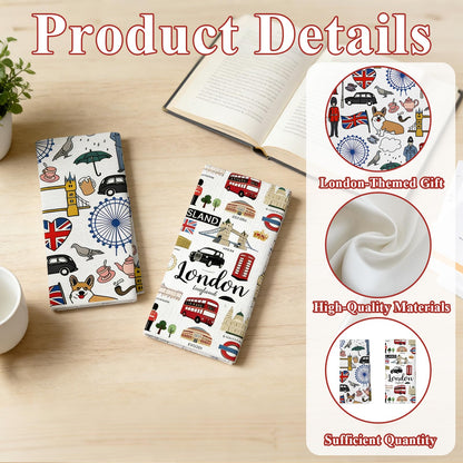 2 PCS London Tea Towels for Kitchen, Creative London Gifts Kitchen Towels, Absorbent Microfiber Dish Drying Cloth, Souvenir Kitchen Hand Towels