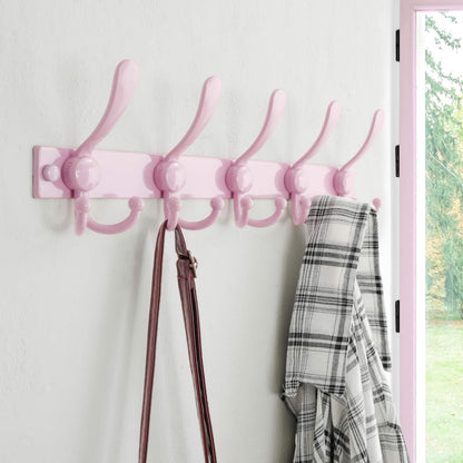 Dseap Coat Rack Wall Mount, Heavy Duty 2.5mm Base vs Flimsy 1mm, Double-Thick Solid Anti-Snap Hooks