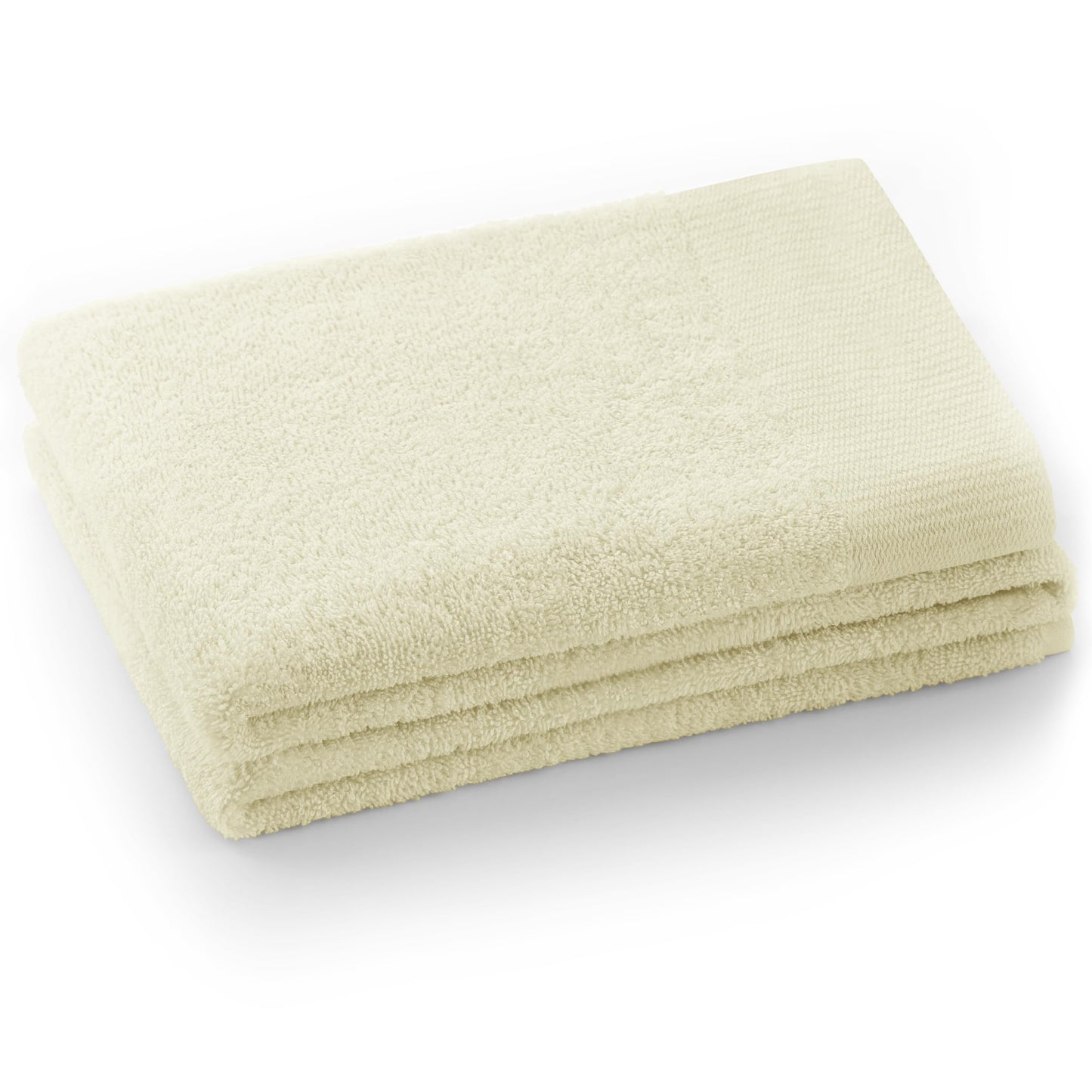 AmeliaHome 50x100 cm Towel 100% Cotton Absorbent Ecru Cream Amari