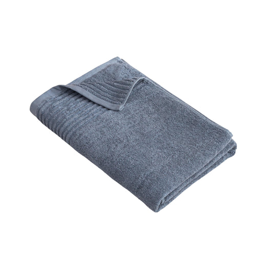 CUBE HOME Luxury 100% Bamboo Bath Towel - 70 x 140 cm - Natural Bamboo, Highly Absorbent, Quick Dry and Hypoallergenic (Eclipse Navy)