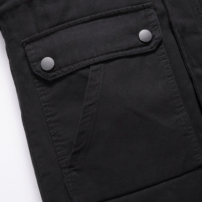 Men's mid-length padded trench coat