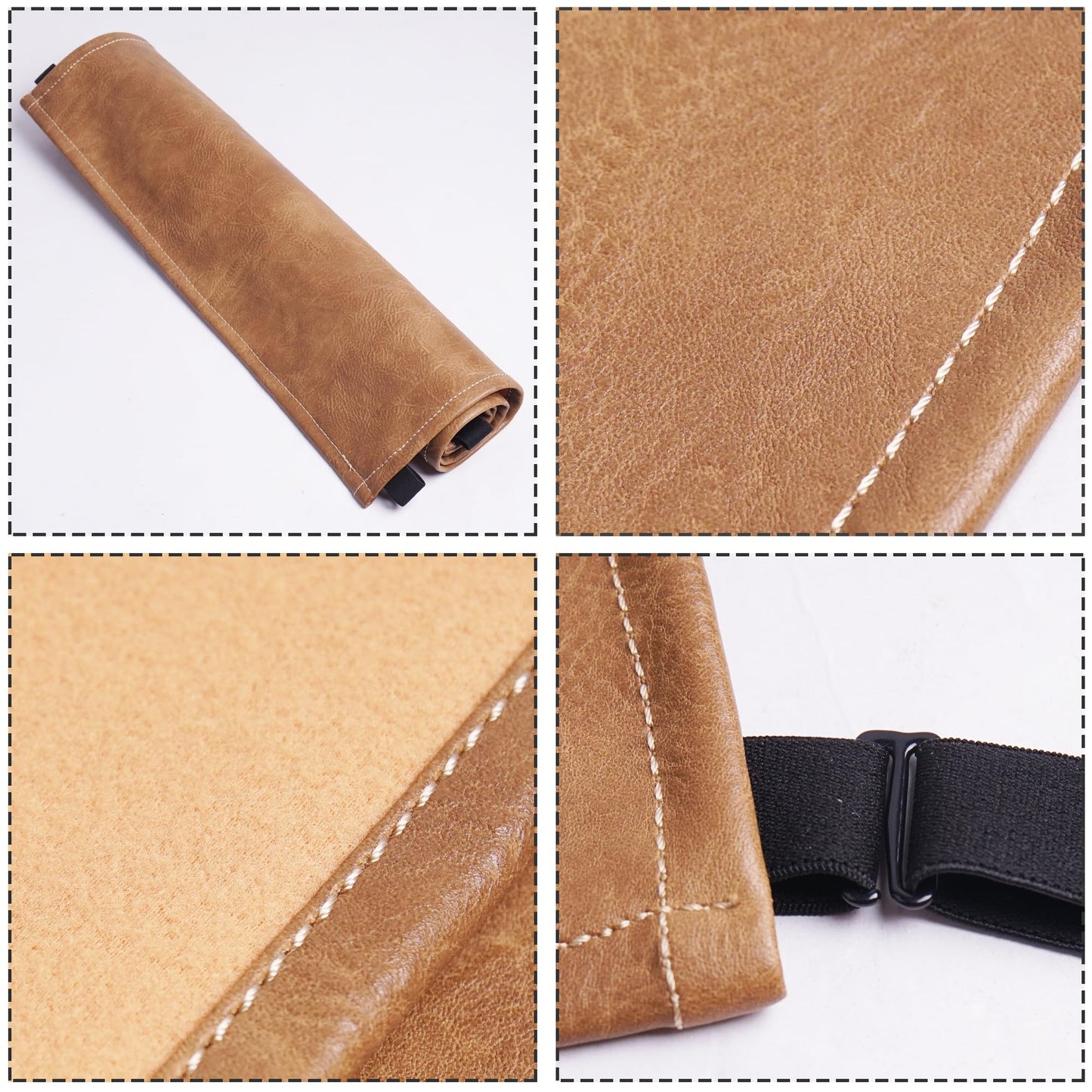 Mtzmy Recliner Headrest Protector,Non Slip Waterproof Headrest Cover,Leather Recliner Headrest Cover for Sofa,Furniture,Living Room,Office