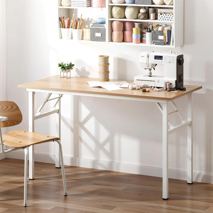 sogesfurniture: Folding Desk 100 x 60 cm, Computer Table, Office Desk, Computer Table, Office Table, Conference Table, Foldable for Home, Office