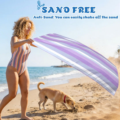 Anavasi Microfibre Beach Towels for Adults, 1 Pack 180 x 90cm 100% Recycled