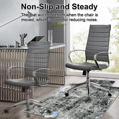 Capslpad Office Chair Mats for Hardwood Floor 90x120cm Non-Slip Modern Abstract Home Multi Purpose Chair Mat Low Pile Floor Protectors Computer Chair