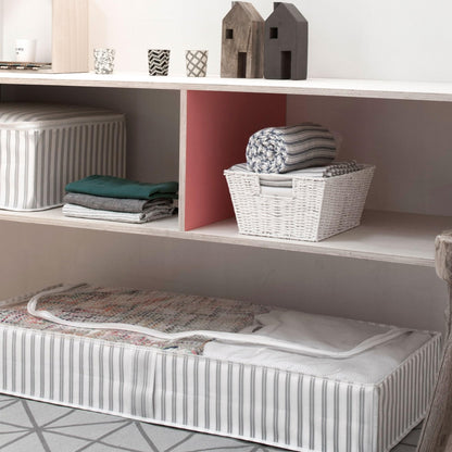 Compactor Etna Storage Basket, Hand-Woven Paper Shelf Basket with 2 Handles, Ideal Hamper for Toy Storage, Office Organisation and Bathroom Storage