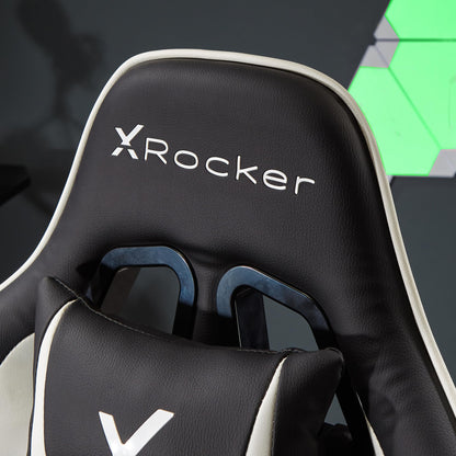 X-Rocker Agility Compact High Back eSports Gaming Chair for Kids & Teens - 3D Armrests, Head & Lumbar Cushion, Height Adjustable