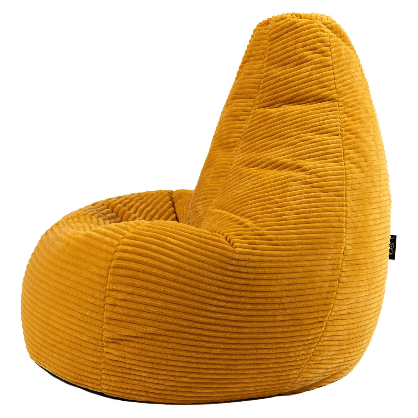 icon Dalton Cord Bean Bag with Filling Included, Set of 2, Yellow