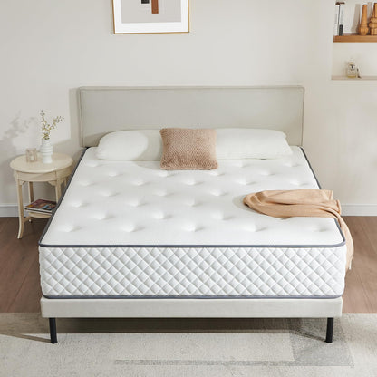 Sleremind Double Mattress,Hybrid Mattress,7-Zone Springs,135x190x25cm