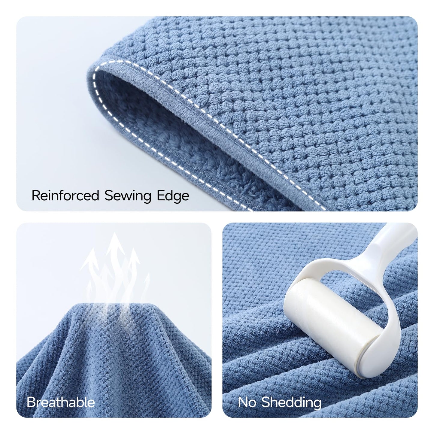 REDKISS 1-Pack Extra Large Bath Towels-100x200CM Microfibre Towel for Adult