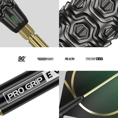 TARGET Darts Cult 01 90% Tungsten Swiss Point Steel Tip Darts Set, 23G | Swiss Point Dart Set, Tungsten Barrel, Professional Darts Set, Swiss Point