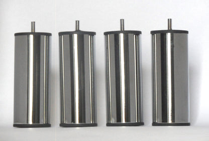 Chrome Steel Bed Legs Height 150 mm (4 Pieces)