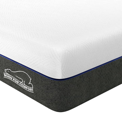 wowttrelax Single Memory Foam Mattress Medium with Soft Fabric, 90x190x15cm