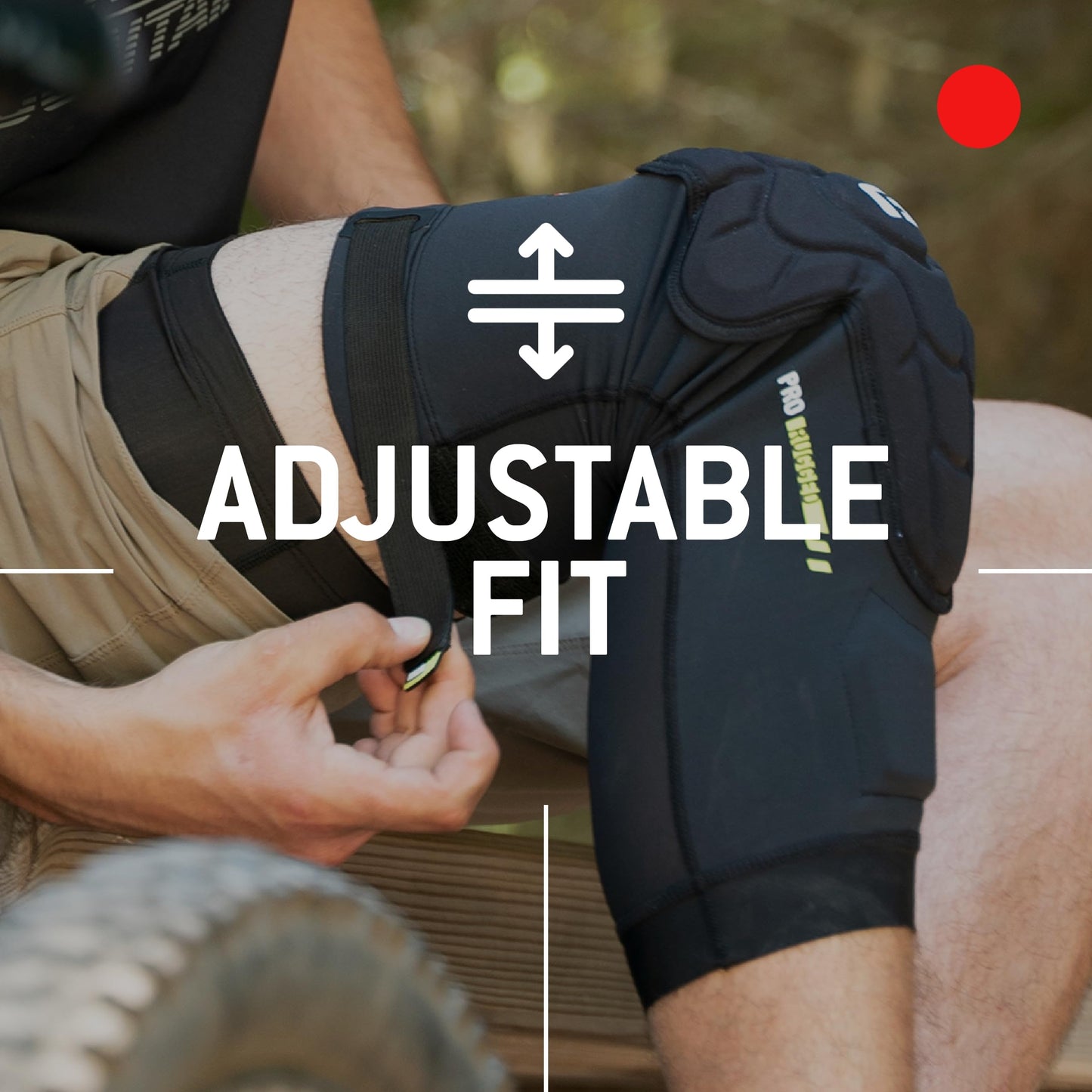 G-Form Pro-Rugged 2 MTB Knee Guards - Mountain Bike Knee Pads for Men & Women - Black, Adult XX-Large
