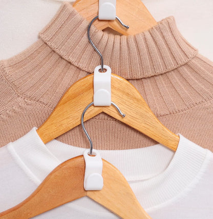 Bakecat 20Pcs Clothes Hanger Connector Hooks Super Space Saving for Closet