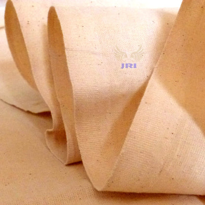 Calico Fabric 63 Inch (160cm) Extra Wide  100% Unbleached Natural Cotton, Medium Weight, Premium Quality by JRI (15 Meter)