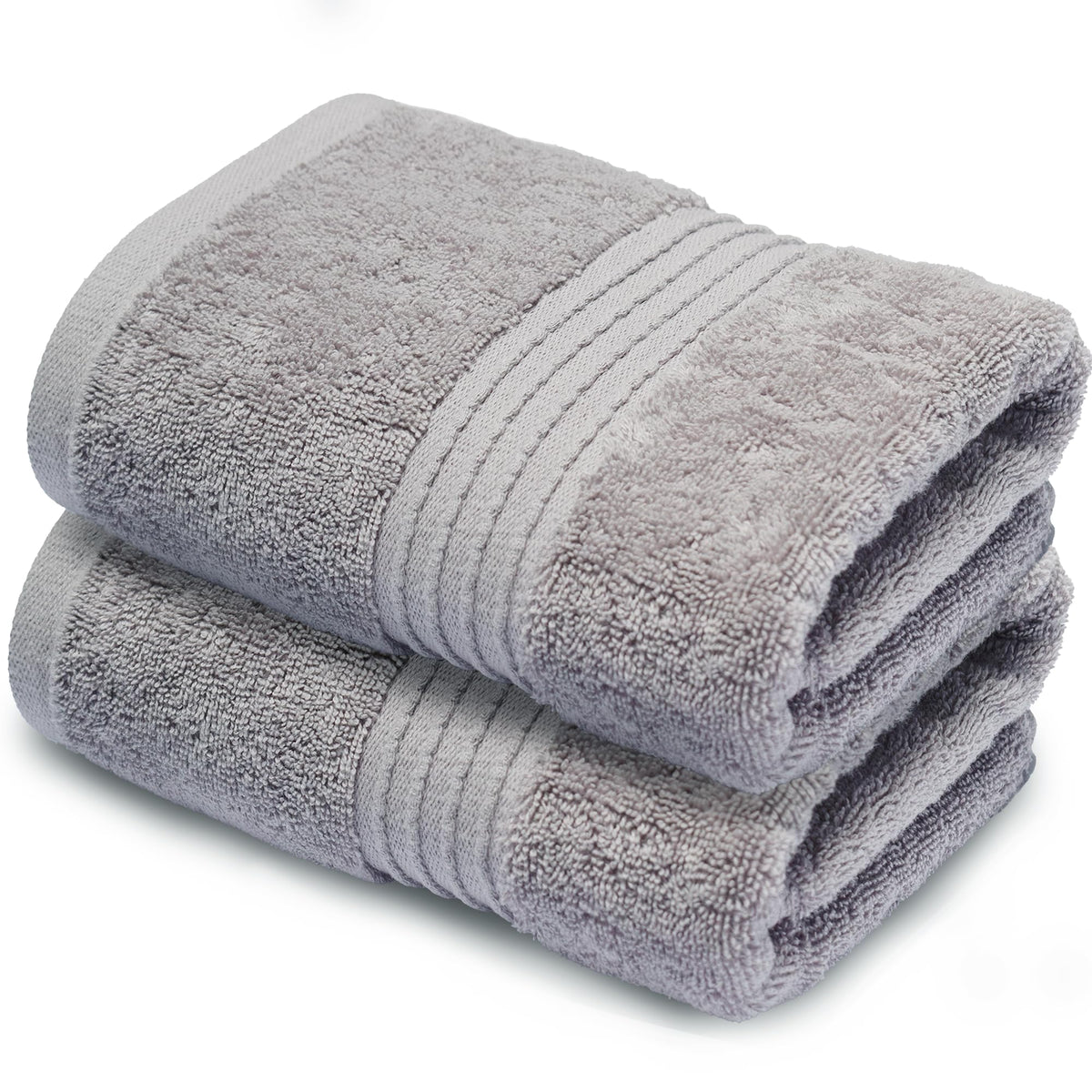 Makooz Premium 700 GSM Hand Towels for Bathroom 2 Pack – 100% Natural Ring Spun Egyptian Cotton – Luxurious Ultra Soft, Quick Dry, Absorbent