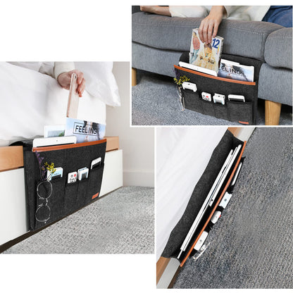 SIMBOOM Sofa Armrest Hanging Storage Bag - Dark Grey