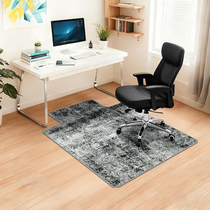 Capslpad Office Chair Mats for Hardwood Floor 90x120cm Non-Slip Modern Abstract Home Multi Purpose Chair Mat Low Pile Floor Protectors Computer Chair