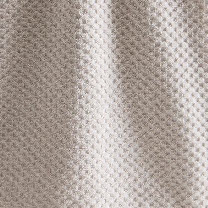 Dreams & Drapes Popcorn Check Hand Towel Natural – Soft Absorbent 100% Cotton Jacquard Check Bathroom Towel, Quick‑Dry