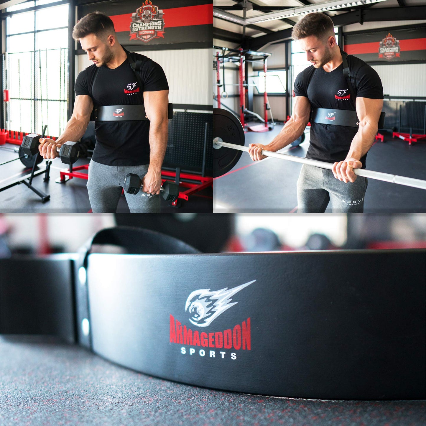 Premium Heavy Duty Arm Blaster + BONUS Premium Lifting Straps, Biceps Bomber, Arnold Biceps Isolator, Bodybuilder Heavy Duty Arm Blaster, Arm Curl