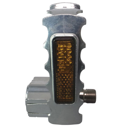MKS FD-7 Folding Pedal: Foldable, compact, perfect for commuters, Metallic