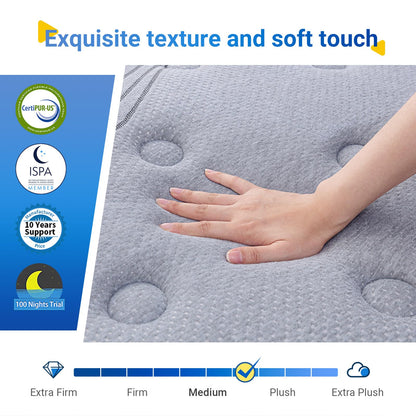 Avenco Bed Mattress Conventional, Foam, Super King