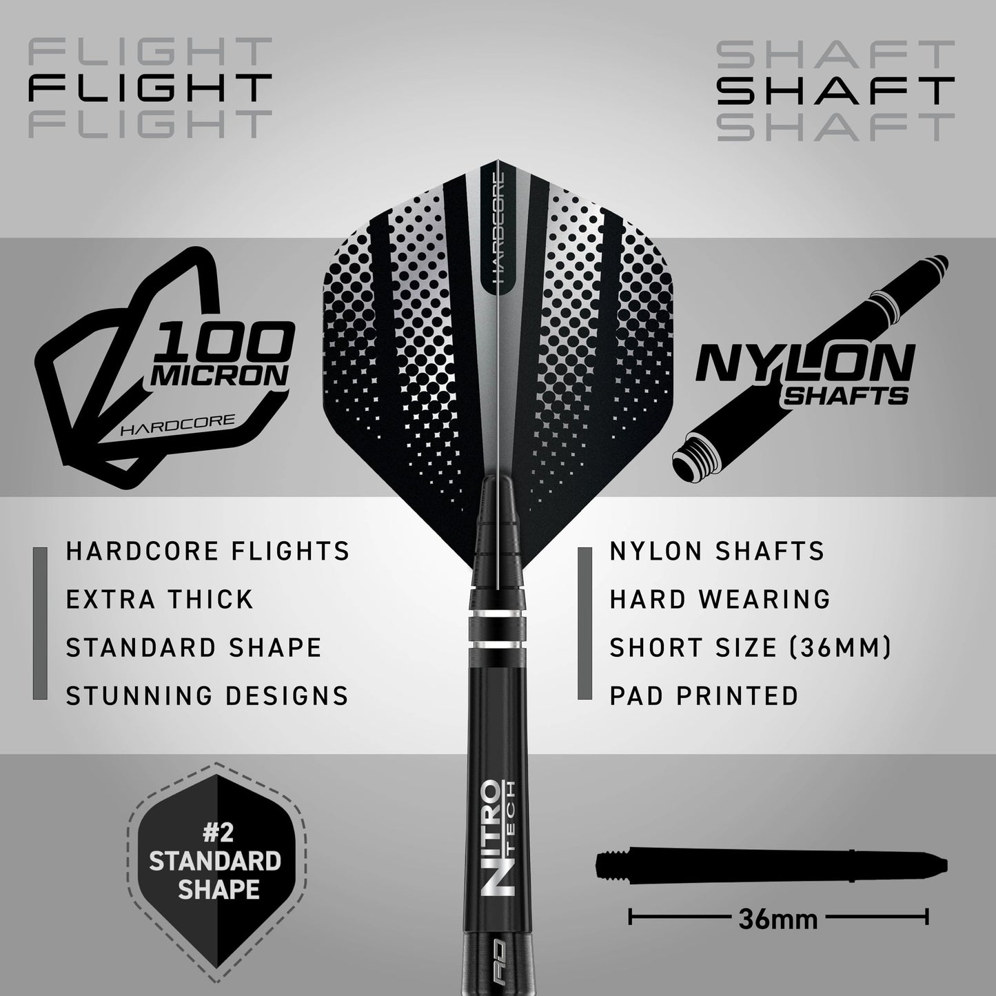 RED DRAGON Razor Edge Extreme 21 Gram Professional Tungsten Darts Set with Flights and Stems