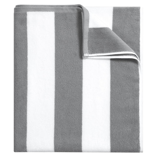 Bornbay Large Beach Towel Oversized - 40"X70" Big Mens Beach Towesl, Extra Large Thick Gray Beach Towels, XL Wide Fluffy Swimming Towel Oversize,