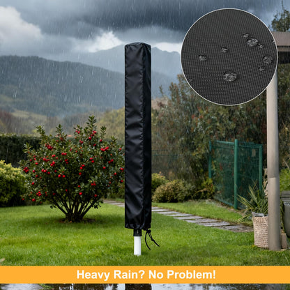 for Brabantia Rotary Washing Line Cover with Zipper, Universal 420D Oxford Waterproof Rotary Dryer Cover for OutsideRotary Line Covers