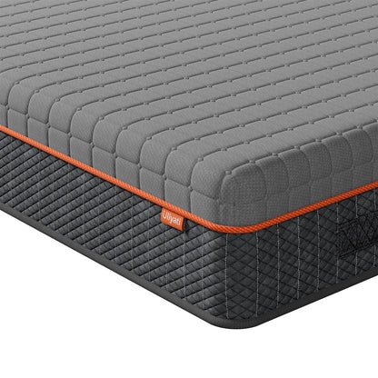 Uliyati Double Mattresses Gel Memory Foam Mattress, Medium, 135x190x20CM