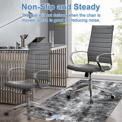 Capslpad Office Chair Mats for Hardwood Floor 90x120cm Non-Slip Modern Abstract Home Multi Purpose Chair Mat Low Pile Floor Protectors Computer Chair